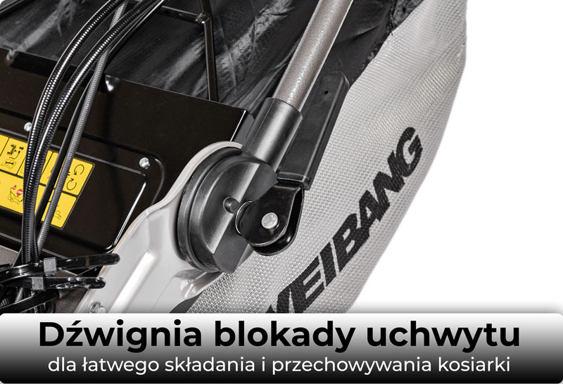 Dźwignia blokująca uchwyt w kosiarce spalinowej Weibang WB537SC V 3IN1-BBC